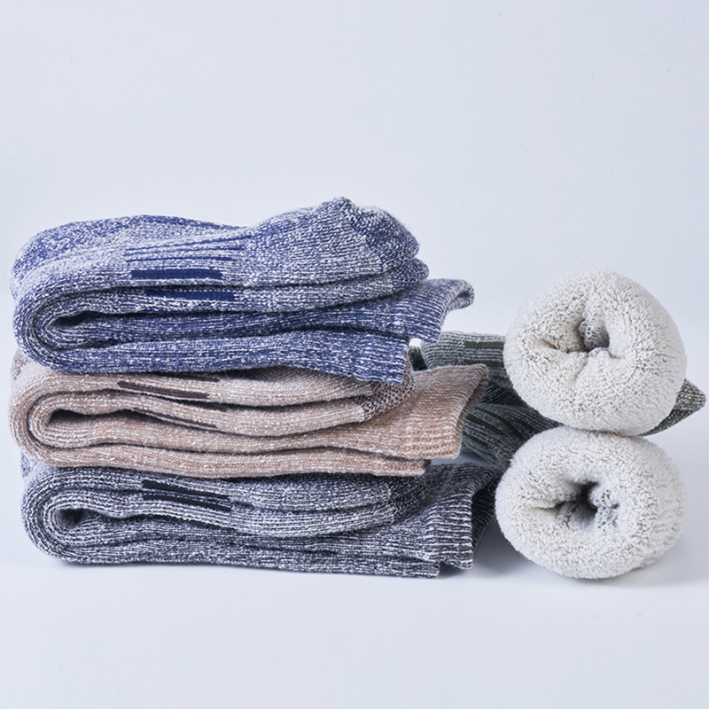 3 Pairs Outdoor Hiking Merino Thickened Wool Socks Test Sample